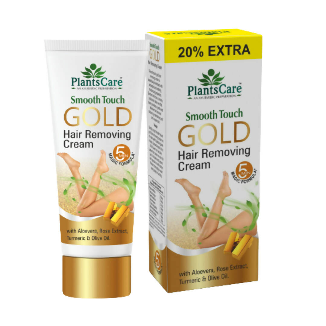 Plants Care Smooth Touch Gold Hair Removing Cream - Mytrendzcart