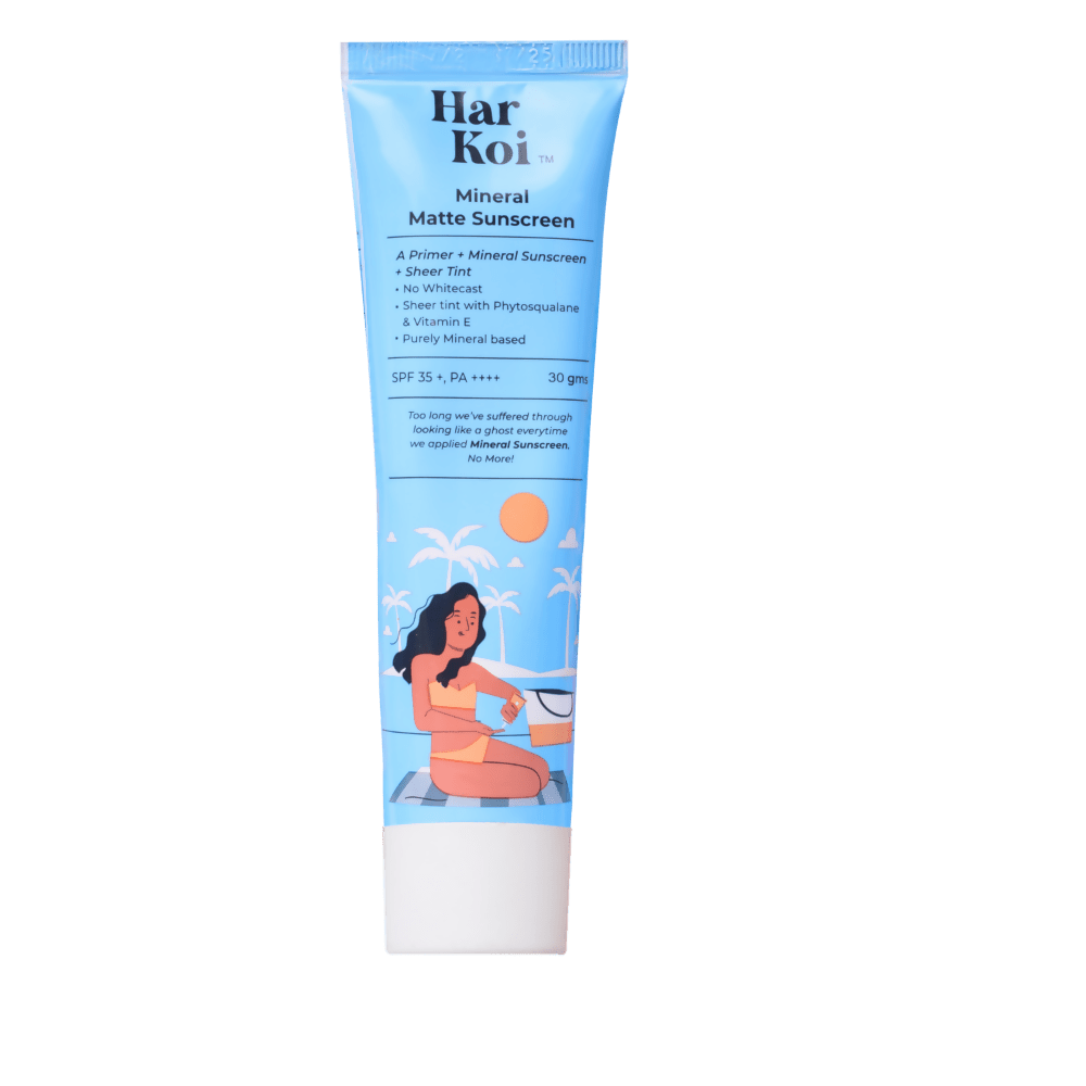 The Harkoi Mineral Matte Sunscreen - SPF 35 - Shade 1 - Mytrendzcart