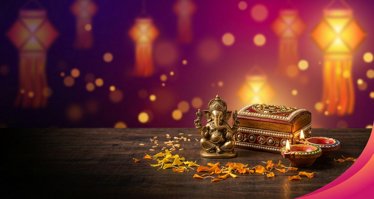 Return Gifts - Diwali collage tile (desktop)