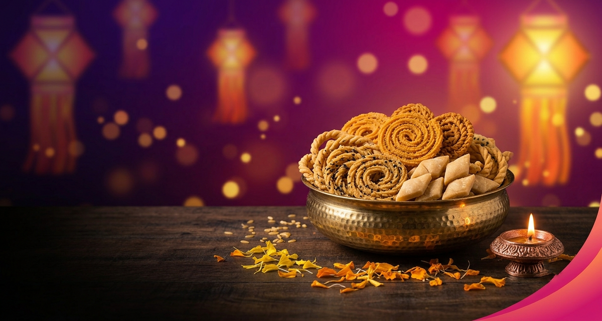 Snacks - Diwali collage tile (desktop)