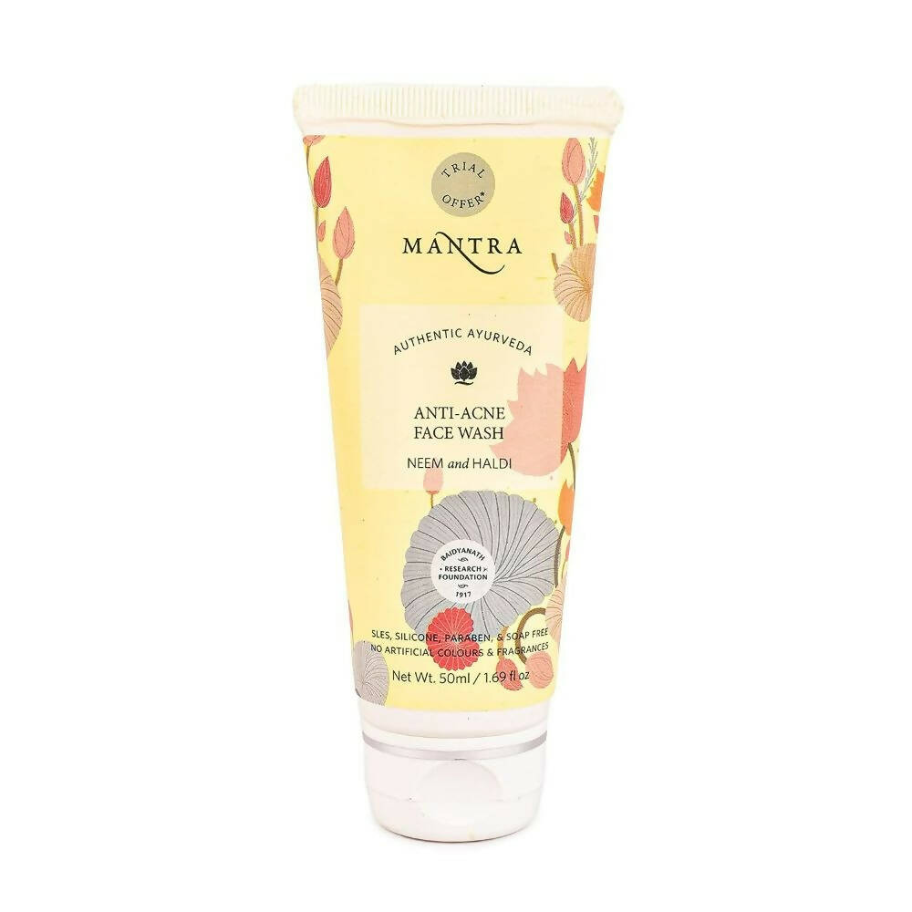 Mantra Herbal Neem and Haldi Anti-Acne Face Wash - Mytrendzcart