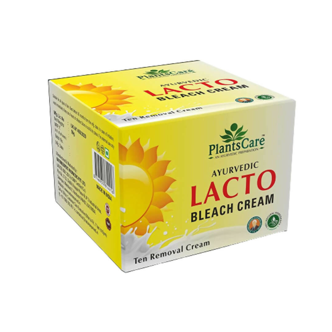 Plants Care Ayurvedic Lacto Bleach Cream - Mytrendzcart