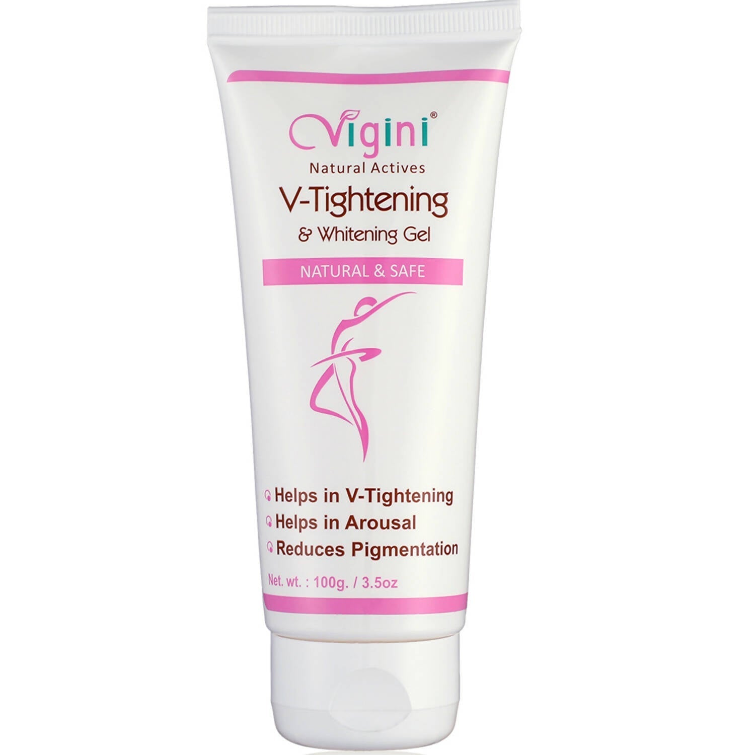 Vigini Natural Actives Vaginal V - Tightening Whitening Vagina Tight Moisturizer Lubricant Cream Gel - Mytrendzcart