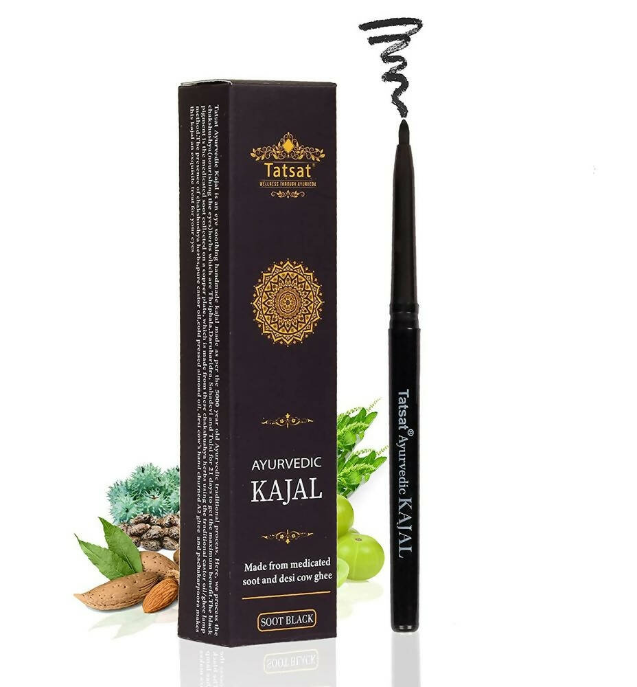 Tatsat 100% Natural Ayurvedic Kajal Pencil - Mytrendzcart