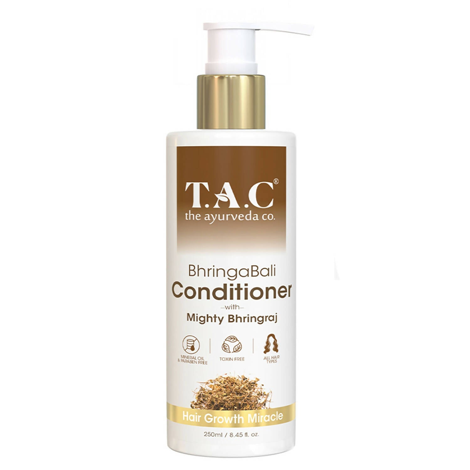 TAC - The Ayurveda Co. Bhringabali Hair Conditioner for Dry & Frizzy Hair with Amla & Bhringraj - Mytrendzcart