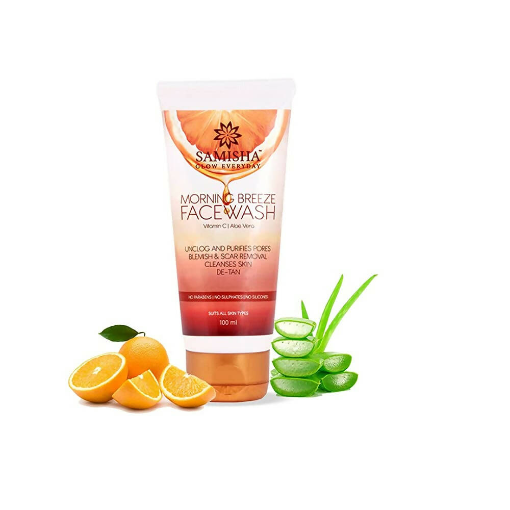 Samisha Organic Morning Breeze Face Wash - Mytrendzcart