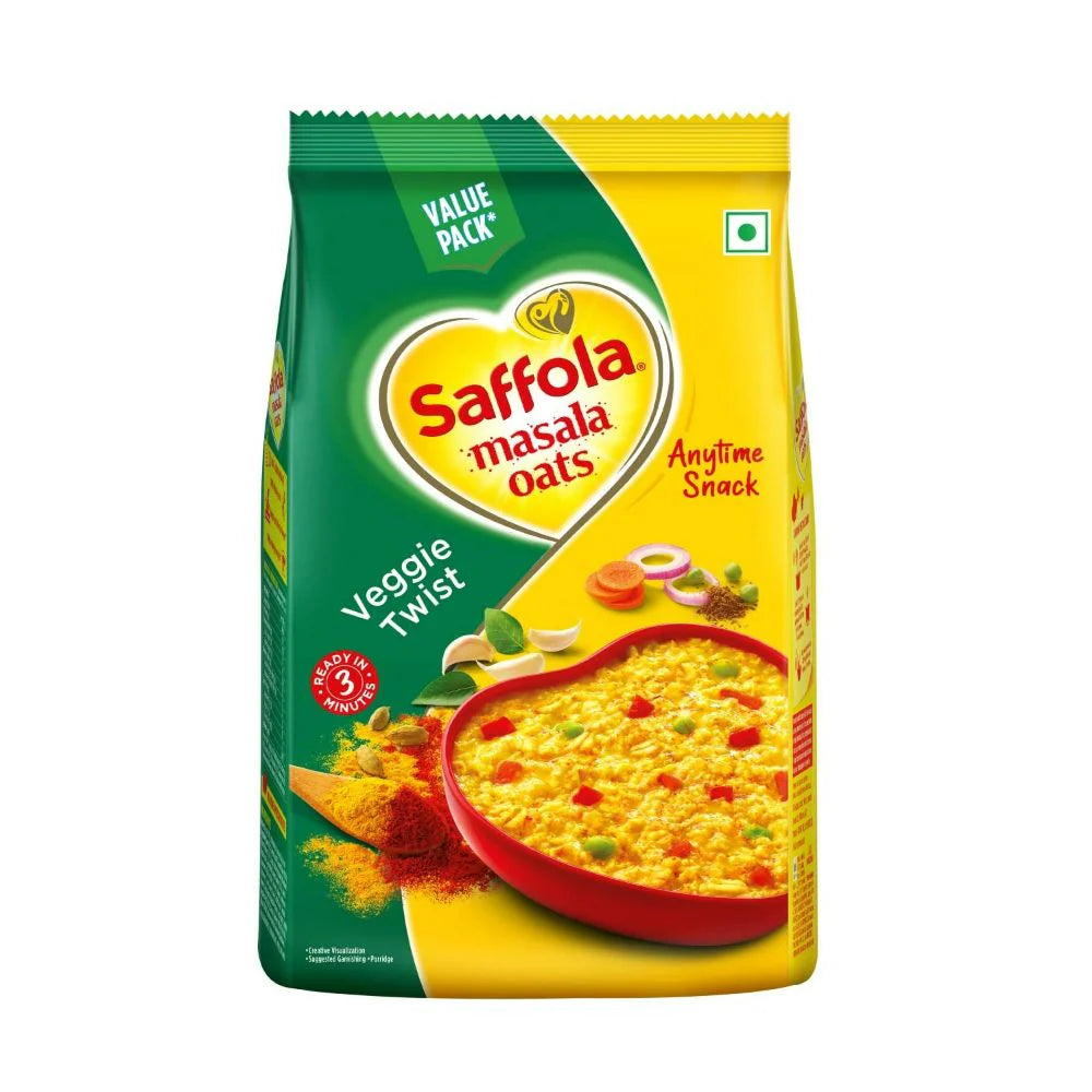 Saffola Masala Oats Veggie Twist -1 kg Mytrendzcart