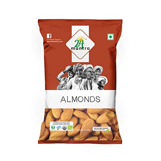 24 Mantra Organic Almonds -100 gm