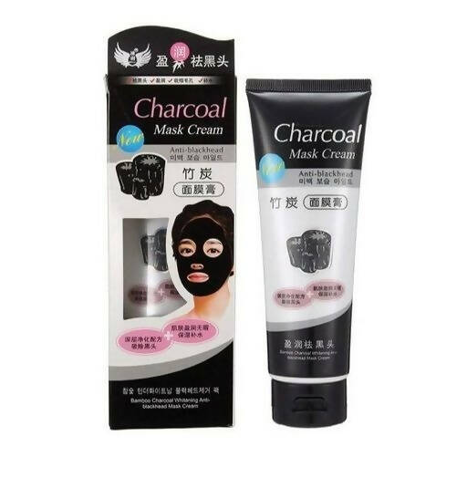 Favon Activated Charcoal Face Mask for Blackhead Removal and Clarifying Skin - Mytrendzcart