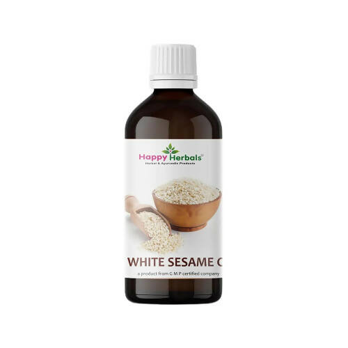 Happy Herbals White Sesame Oil - Mytrendzcart