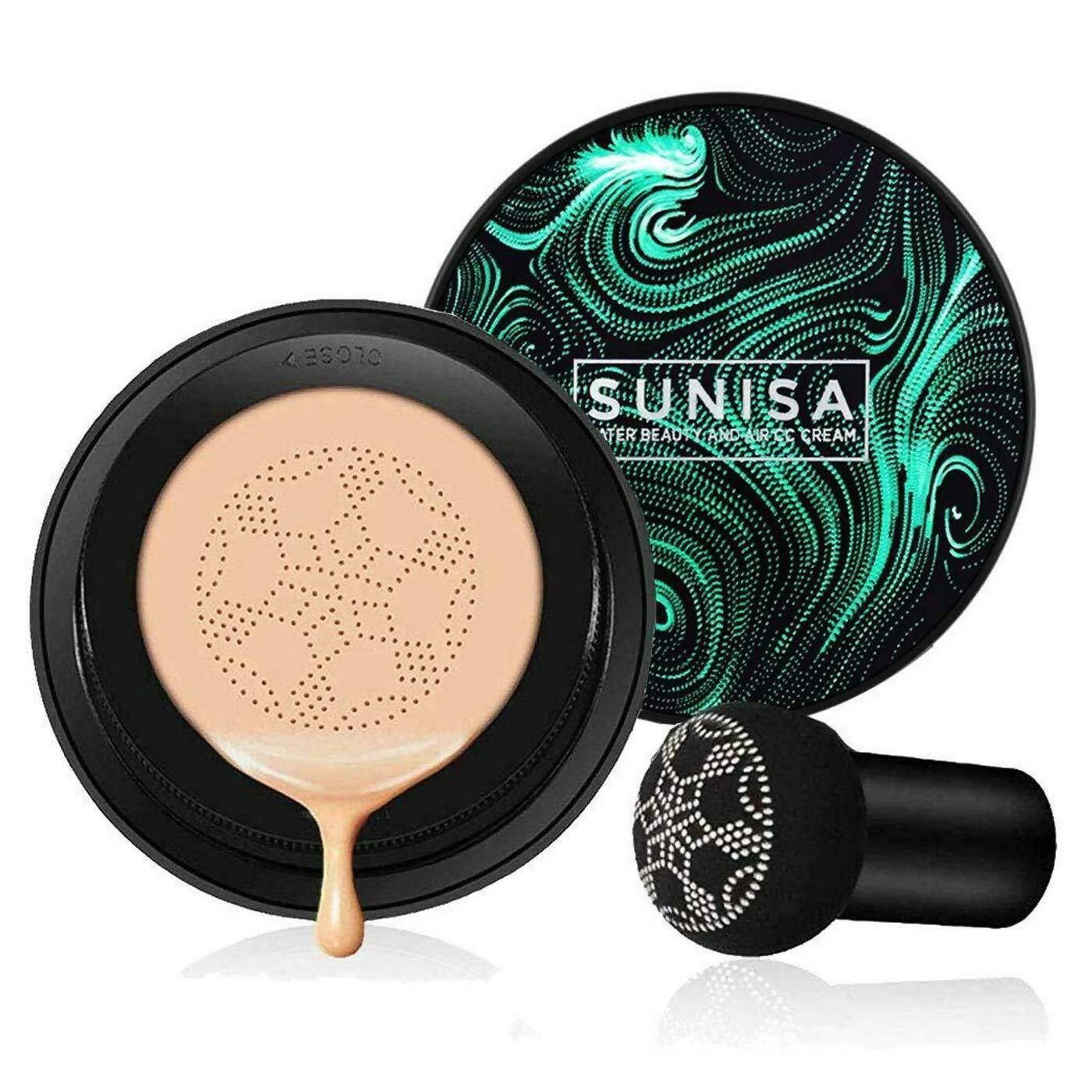 Favon Sunisa Air Cushion CC Foundation with Puff - Mytrendzcart