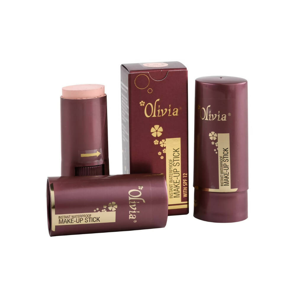 Olivia Makeup Stick with SPF 12 - Peach Rose - Mytrendzcart