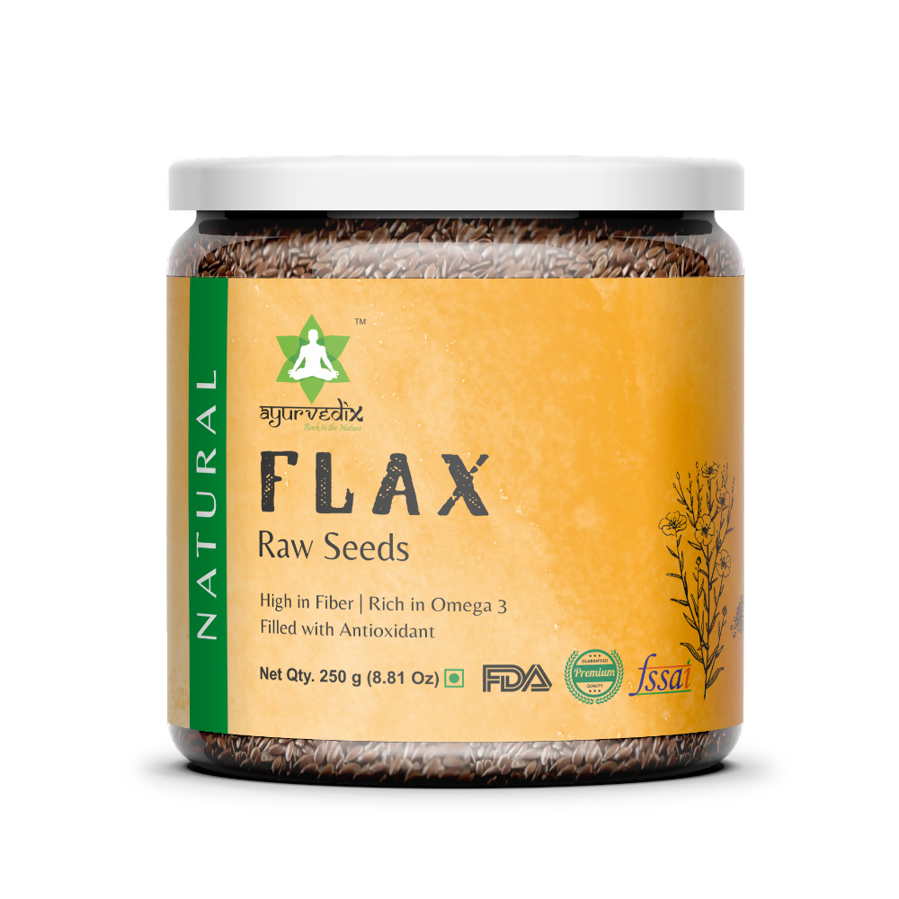 Ayurvedix High-Quality Flax Seeds - Mytrendzcart