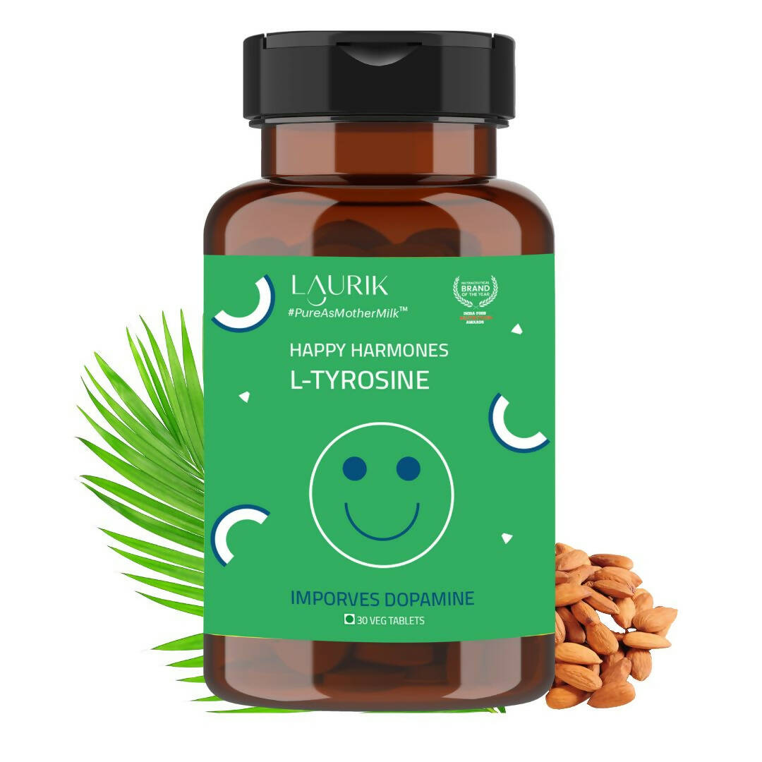 Laurik L-Tyrosine Support Cognitive Health Tablets - Mytrendzcart