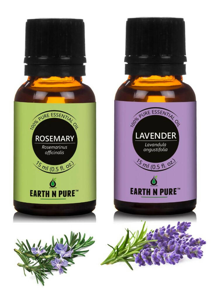 Earth N Pure Essential Oils (Rosemary & Lavender) Combo - Mytrendzcart