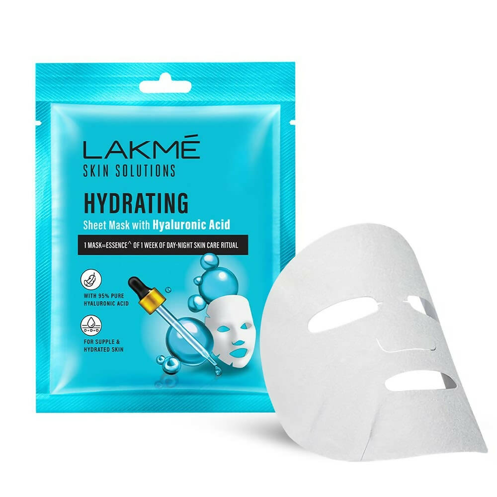 Lakme Solutions Sheet Mask Hydrating with Hyaluronic Acid - Mytrendzcart