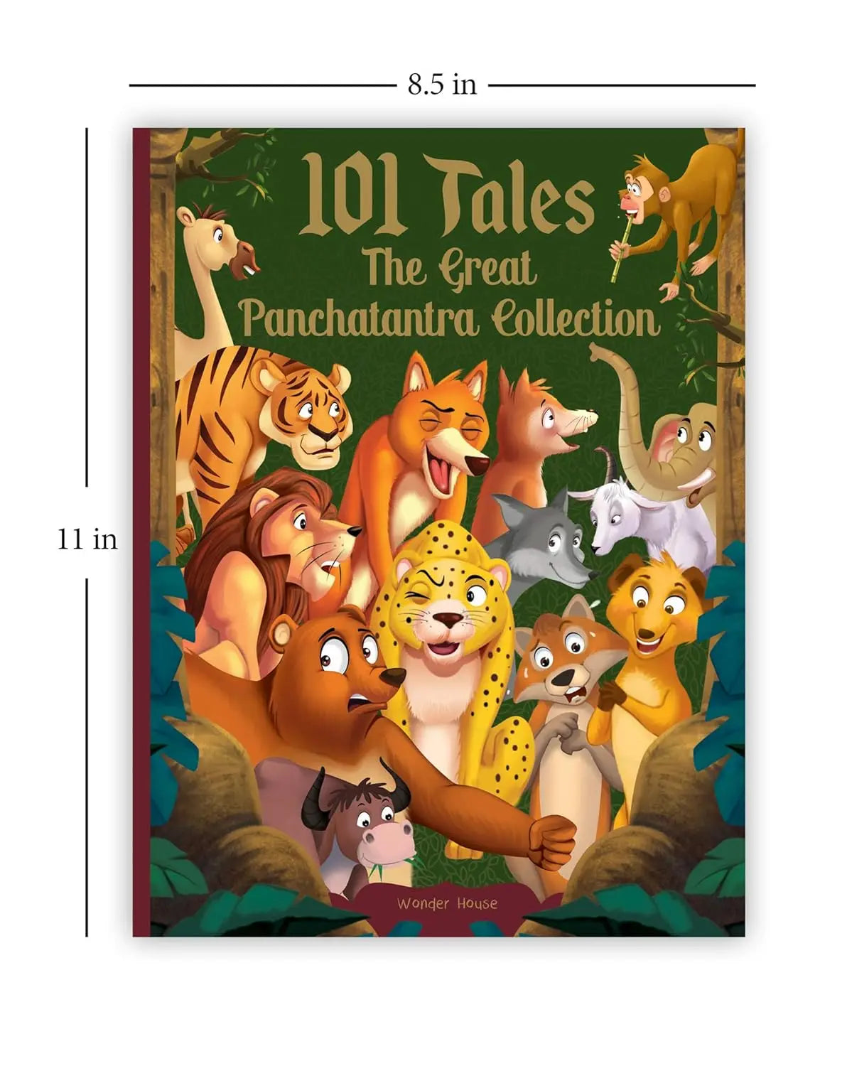 101 Tales The Great Panchatantra Collection - Collection of Witty Moral Stories For Kids For Personality Development (Hardback) - Mytrendzcart