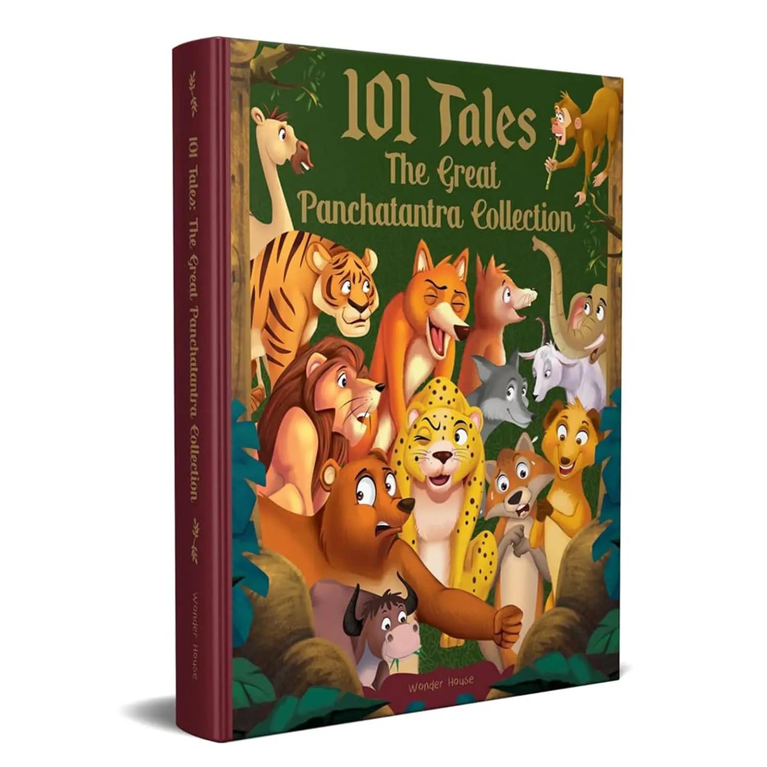 101 Tales The Great Panchatantra Collection - Collection of Witty Moral Stories For Kids For Personality Development (Hardback) - Mytrendzcart