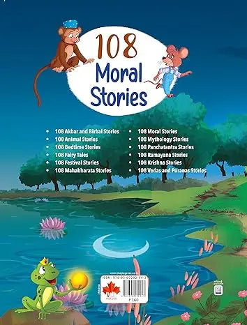 108 Moral Stories (Illustrated) - Story Book for Kids - English Short Stories with Colourful Pictures - Bedtime Children Story Book - 4 Years to 10 Years Old Children - Read Aloud to Infants, Toddlers - Mytrendzcart
