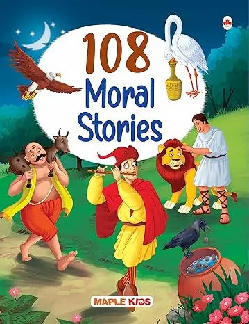 108 Moral Stories (Illustrated) - Story Book for Kids - English Short Stories with Colourful Pictures - Bedtime Children Story Book - 4 Years to 10 Years Old Children - Read Aloud to Infants, Toddlers - Mytrendzcart