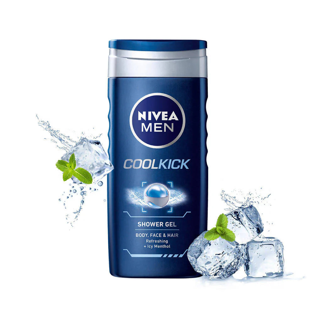 Nivea Men Cool Kick Shower Gel -250 ml Mytrendzcart