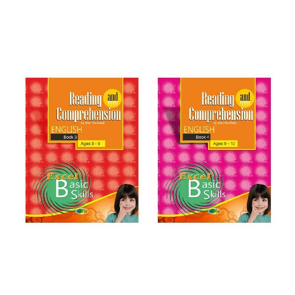 Reading and Comprehension English Book Set Ages 8 - 10 (Set of 2) - Mytrendzcart