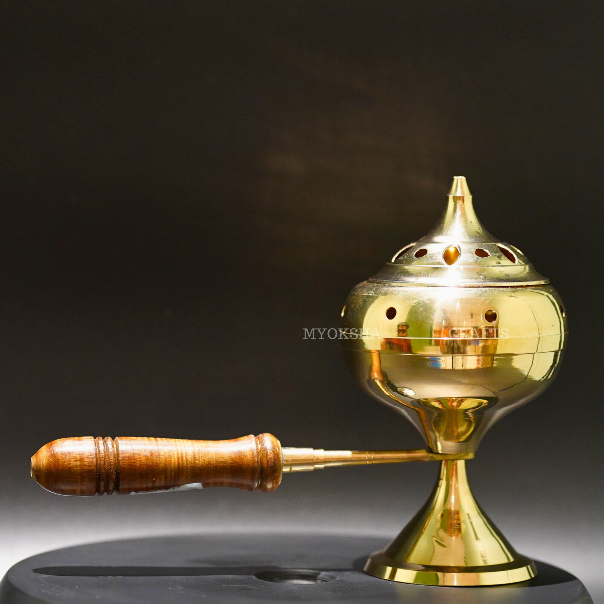 Brass Dhoop Dan - Divine Fragrance for Spiritual Seekers - Mytrendzcart