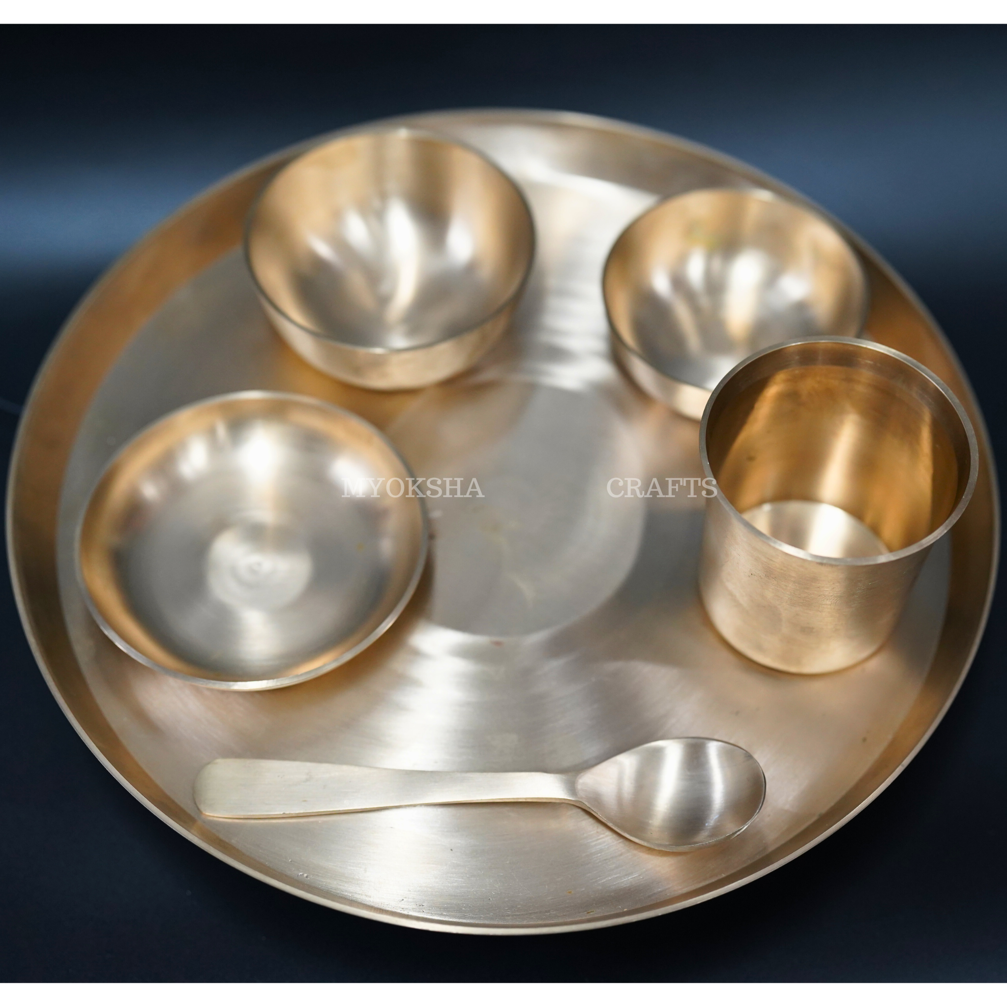 Exquisite Bronze Thali Set for Home DŽcor - Mytrendzcart