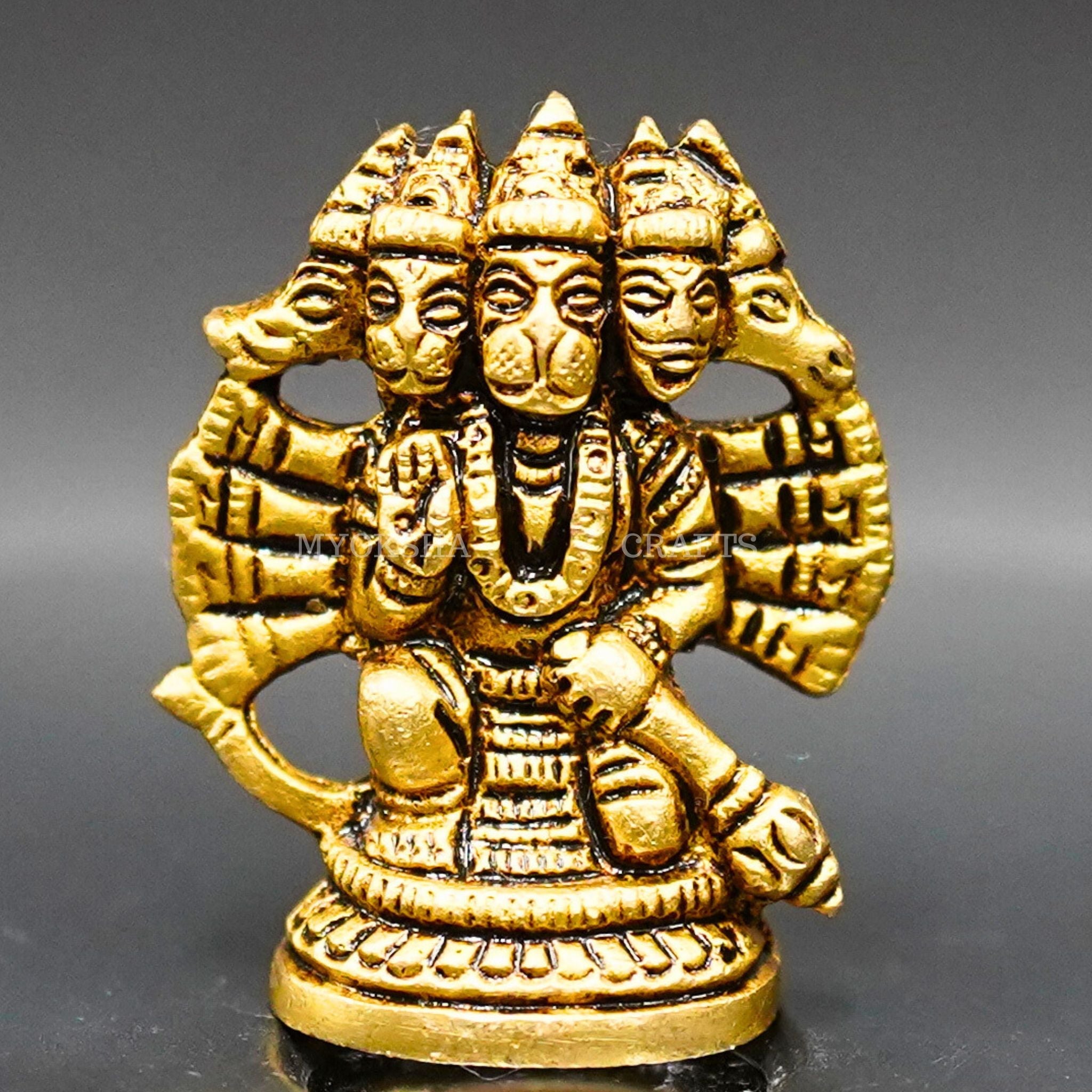 Panchamuki Hanuman: Majestic Sitting Sculpture for Your Homes - Mytrendzcart