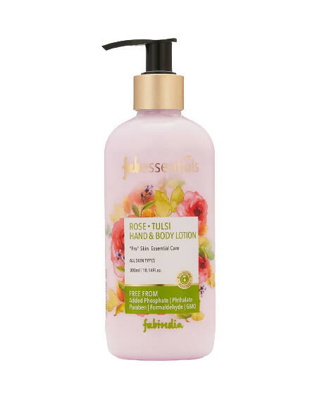 Fabessentials Rose Tulsi Hand & Body Lotion - Mytrendzcart