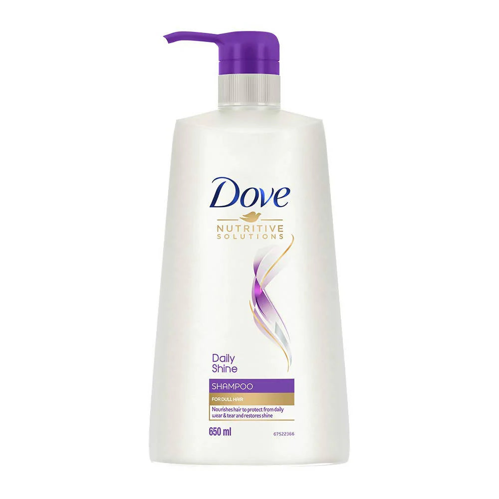 Dove Daily Shine Shampoo - For Dull And Frizzy Hair -650 ml Mytrendzcart