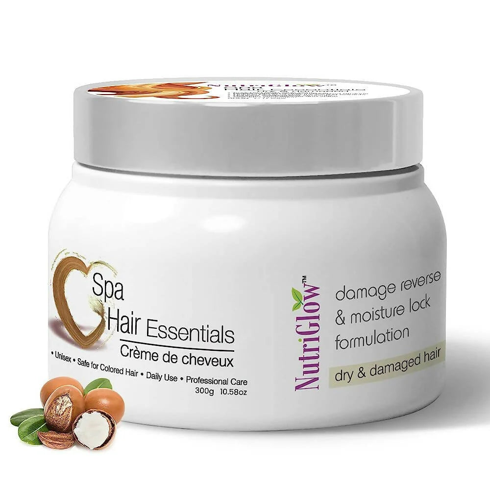 NutriGlow Hair Spa Cream with Damage Reverse & Moisture Lock Formulation for Dry & Damaged Hair -300 gm Mytrendzcart