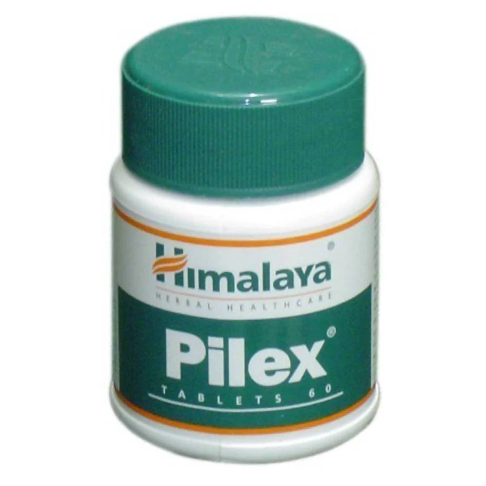 Himalaya Herbals Pilex Tablets -Pack of 1 - 60 tabs Mytrendzcart