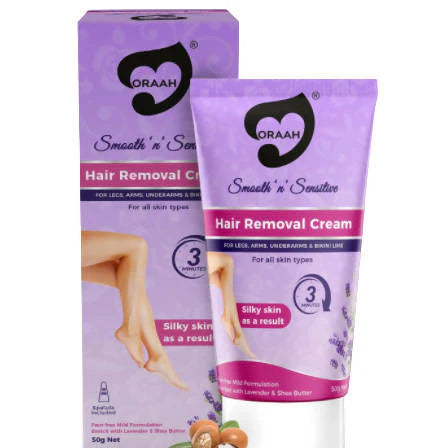 Oraah Smooth n Sensitive Hair Removal Cream -50 gm Mytrendzcart