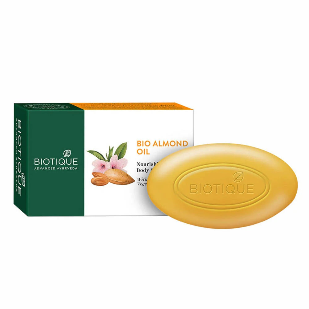 Biotique Advanced Ayurveda Bio Almond Oil Nourishing Body Soap -Pack Of 3 Mytrendzcart