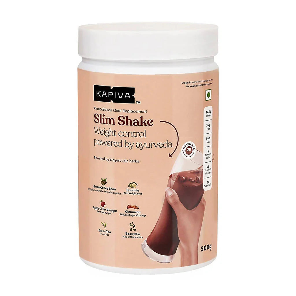 Kapiva Ayurveda Slim Shake - Chocolate -500 gm Mytrendzcart