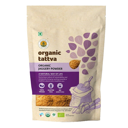 Organic Tattva Jaggery Powder, 500g -500 gm Mytrendzcart