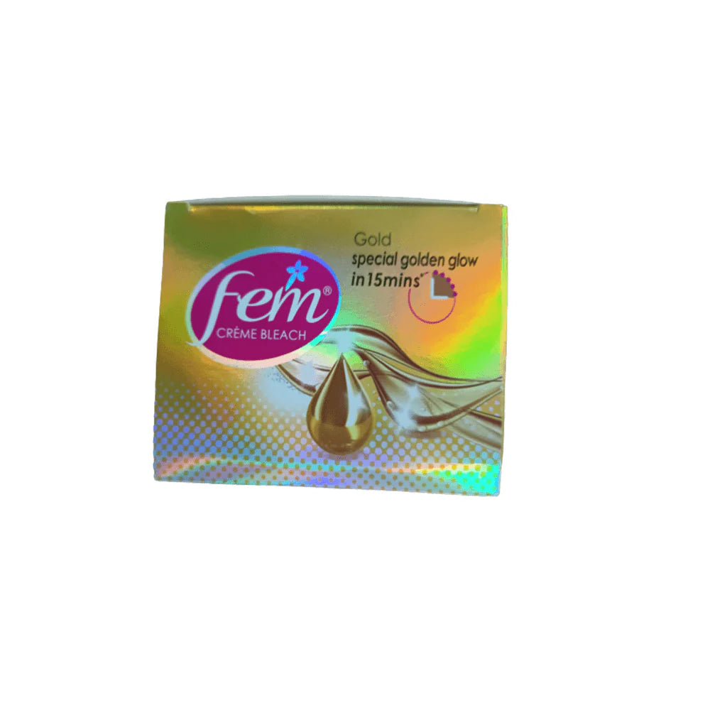 Fem Fairness Naturals Gold Skin Bleach Cream -24 gm Mytrendzcart