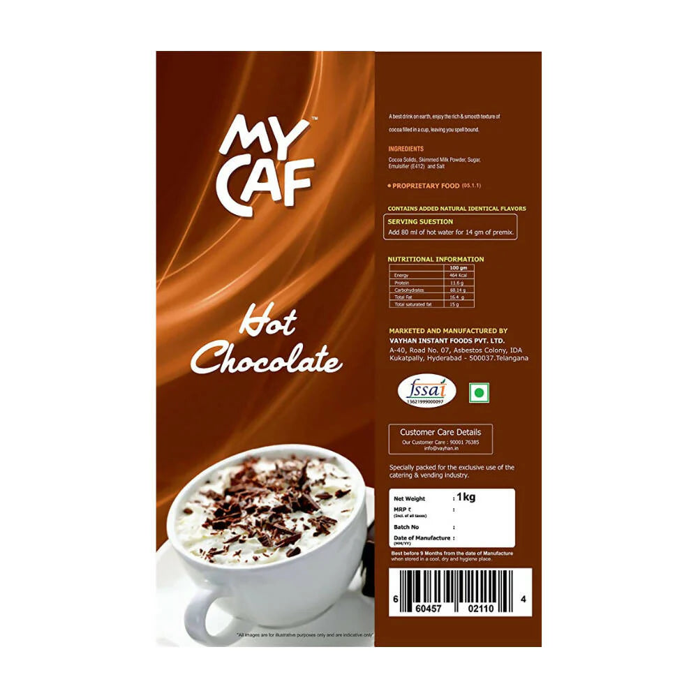 Mycaf Hot Chocolate Mix Powder -1 kg Mytrendzcart