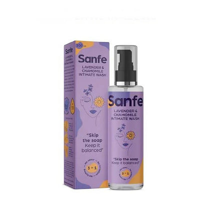 Sanfe Lavender & Chamomile 3 In 1 Intimate Wash -100 ml Mytrendzcart