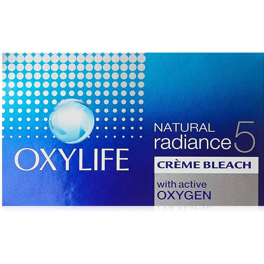 Oxylife Natural Radiance 5 Creme Bleach With Active Oxygen -27 gm Mytrendzcart