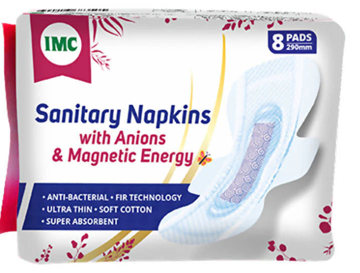 IMC Sanitary Napkins with Anions and Magnetic Energy -8 Pads Mytrendzcart