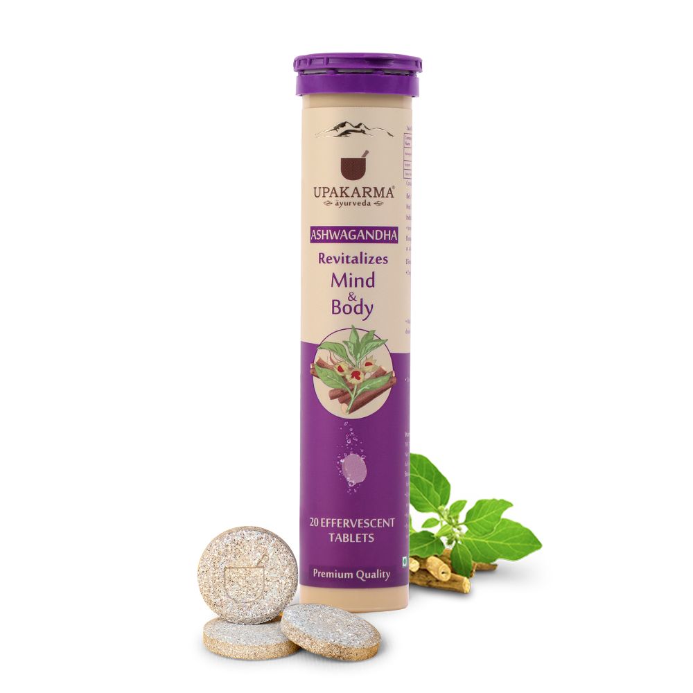 Upakarma Ayurveda Ashwagandha Effervescent Tablets - Mytrendzcart