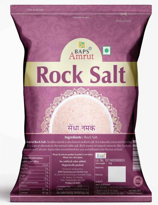 Baps Amrut Rock Salt -500 gm Mytrendzcart