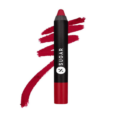 Sugar Matte As Hell Crayon Lipstick - Claire Redfield (Pure red) Mytrendzcart