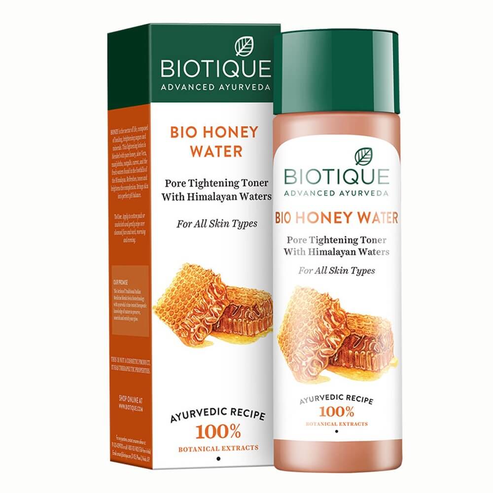 Biotique Bio Honey Water With Pore Tightening Toner -120 ml Mytrendzcart