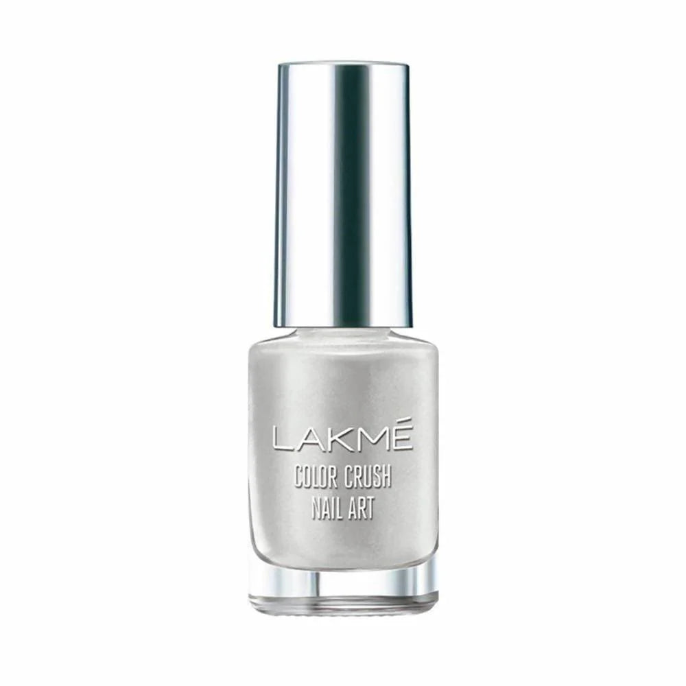 Lakme Color Crush Nailart - M11 Classic Silver Mytrendzcart