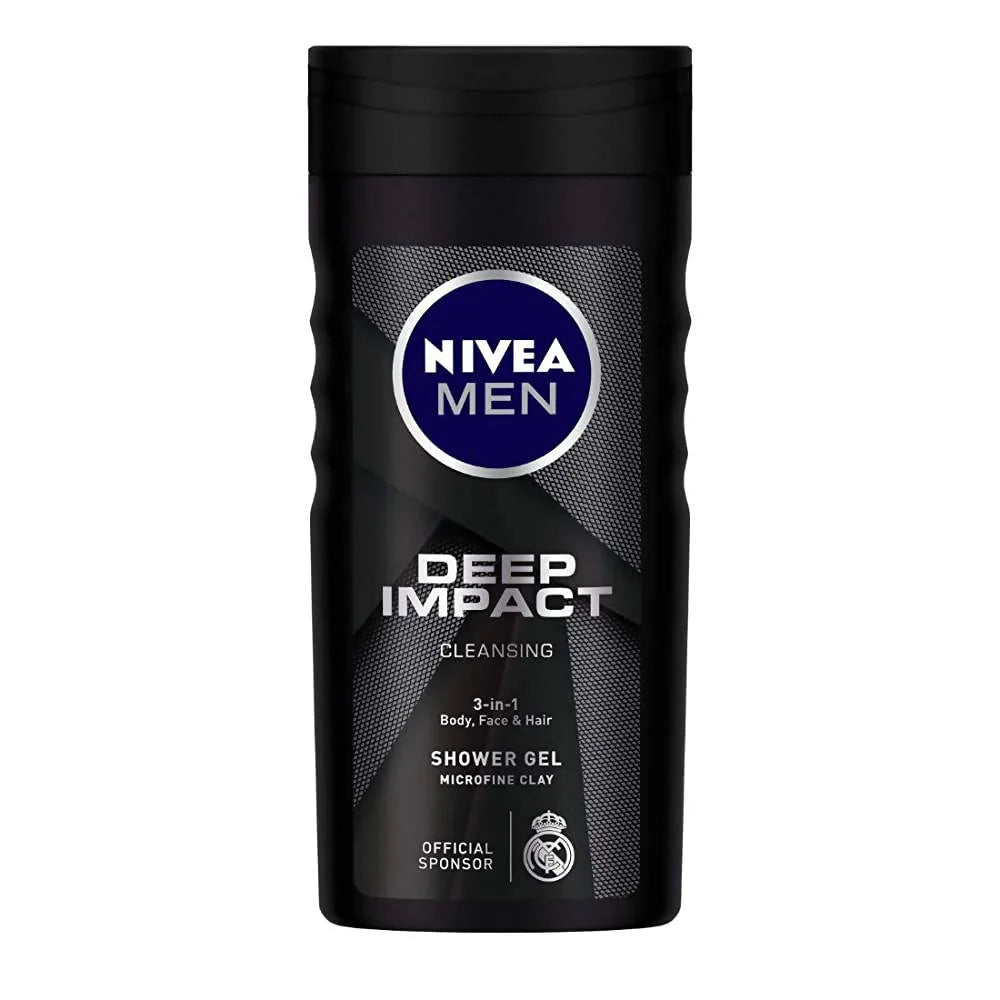 Nivea Men Deep Impact Cleansing Shower Gel -250 ml Mytrendzcart