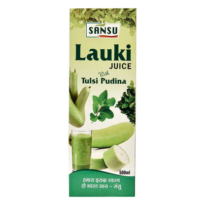 Sansu Lauki (Bottle Gourd) Juice with Tulsi Pudina -500 ml Mytrendzcart