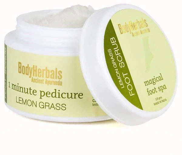 BodyHerbals 1 minute pedicure Lemongrass -125 gm Mytrendzcart